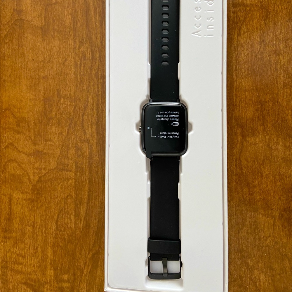 Brand new Letscom smartwatch, fresh from the box. Multiple functions.
